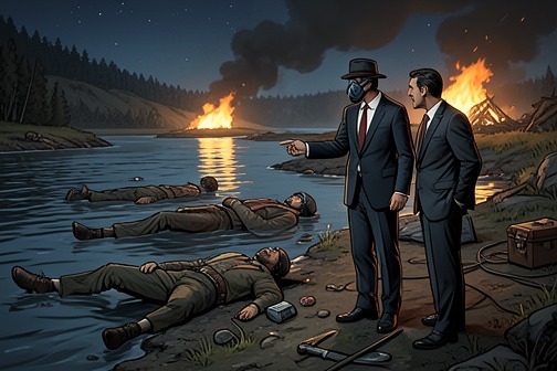Putumayo River Villagers Massacre from "The Power of the Dog". The Putumayo River Villagers Massacre is revealed to Art Keller through its aftermath and a survivor’s account: a village was attacked, its people killed, and…