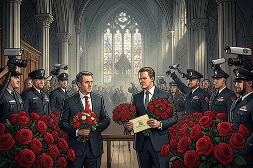 Funeral of Gloria Barrera from "The Power of the Dog". Gloria Barrera’s funeral turns a private bereavement into a public measure of Adán Barrera’s losses and remaining power.