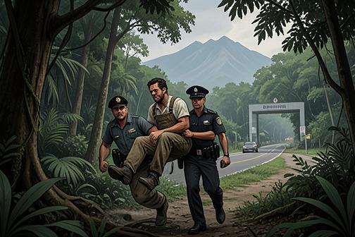 Ramón Mette's arrest from "The Power of the Dog". Ramón Mette's arrest turns a carefully repeated morning routine into a cross-border seizure.