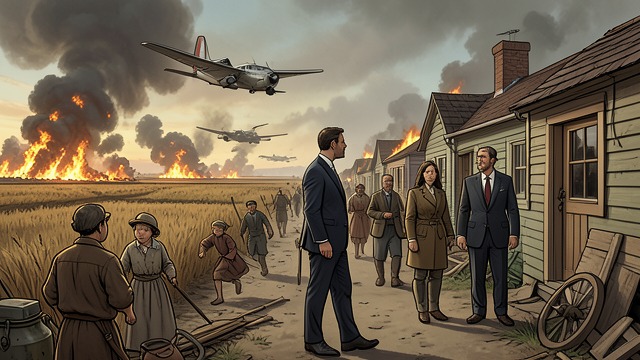 The Burning Fields from "The Power of the Dog". The Burning Fields A campaign of destruction Art Keller watches soldiers and aircraft burn and poison poppy fields.