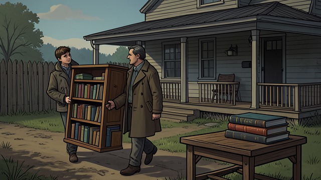 The Books Move West from "The Power of the Dog". The Books Move West A New Room Peter brings Johnny’s medical library from Herndon to the ranch.