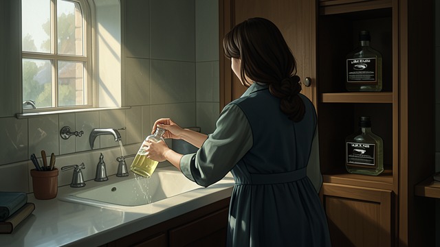 Concealment at Home from "The Power of the Dog". Concealment at Home A Secret Routine Rose waters bottles and hides a bottle in the bathroom, trying to keep George from discovering the missing liquor.