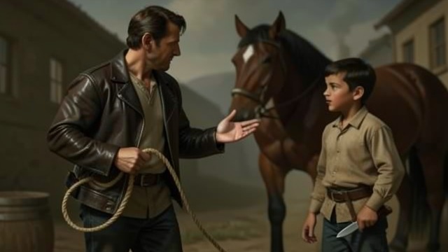 A Friendship Is Offered from "The Power of the Dog". A Friendship Is Offered The Rope and the Lessons Phil offers to finish a rawhide rope for Peter and teach him to ride and rope.