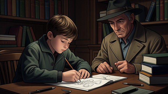 The Surgeon’s Drawings from "The Power of the Dog". The Surgeon’s Drawings Careful Observation Peter makes detailed drawings of plant roots and studies medical illustrations.