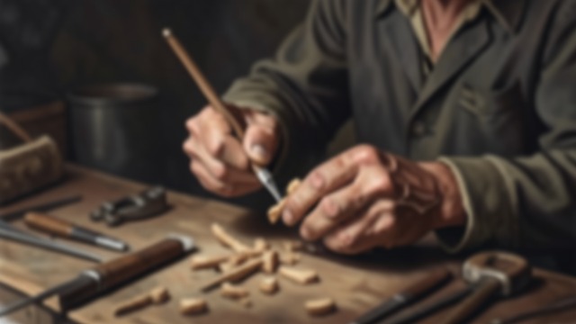 Small Objects Made Carefully from "The Power of the Dog". Small Objects Made Carefully A Private Artistry Phil carves miniature chairs and fashions intricate ironwork.