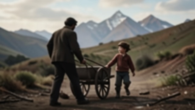 The Return with No Visit from "The Power of the Dog". The Return with No Visit A Defeated Journey Edward and his son turn the cart toward the reservation without reaching the ancestral grave.