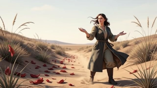 A Natural Arrangement from "The Power of the Dog". A Natural Arrangement Rose Seeks Her Past Feeling that she has lost her identity at the ranch, Rose makes an arrangement from tumbleweed and red leaves.