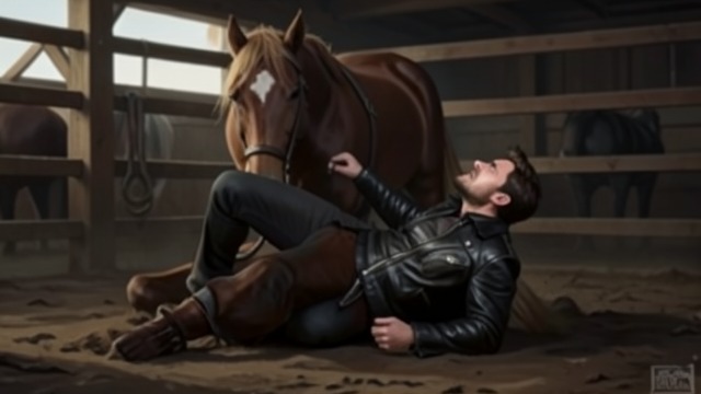 The Loss at the Corral from "The Power of the Dog". The Loss at the Corral A Sudden Death Bronco Henry is trampled in front of Phil at the bronc corral.