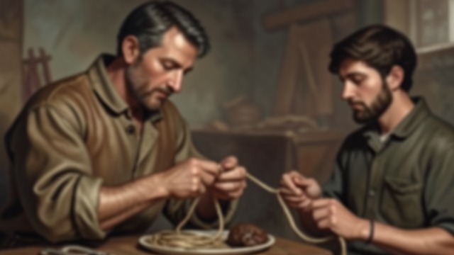 A Rope for Peter from "The Power of the Dog". A Rope for Peter Skill as Communication Phil braids rawhide and offers to finish a rope for Peter.
