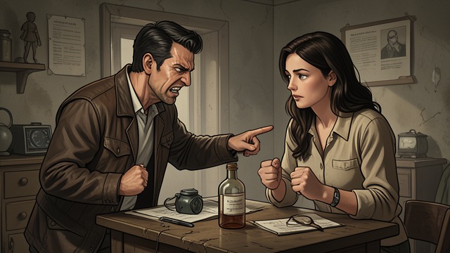 Phil Names the Drinking from "The Power of the Dog". Phil Names the Drinking A Direct Cruelty Rose finally asks Phil why he dislikes her. He names her drinking as part of his answer and calls her a schemer.