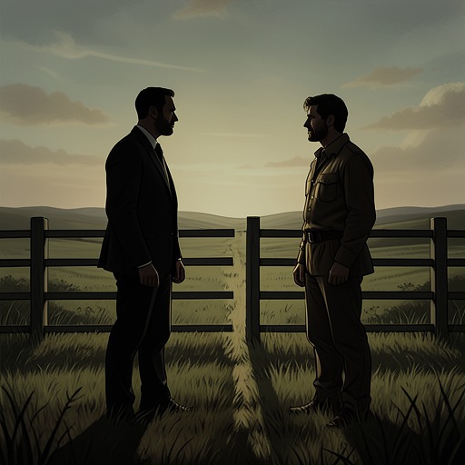 Phil and George’s Brotherly Contest from "The Power of the Dog". This flow traces how Phil’s control and George’s restraint allow a close partnership to become an increasingly open conflict.
