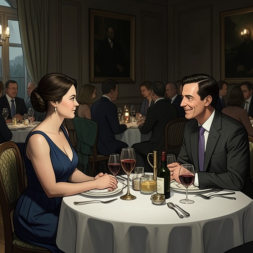 The Governor’s Dinner from "The Power of the Dog". This flow follows Rose’s effort to inhabit her new social position and the pressure that turns a formal dinner into a private failure.