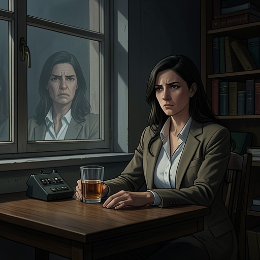 Rose’s Slide into Alcohol Dependence from "The Power of the Dog". This flow traces the pressures that turn Rose’s private drinking into a worsening dependence that compromises her confidence and choices.
