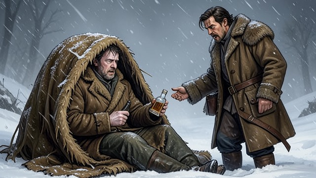 Terror in the Blizzard from "Butcher's Crossing". Terror in the Blizzard A broken confidence When snow arrives earlier than expected, Hoge is overwhelmed by Miller’s assurance that the expedition will finish…