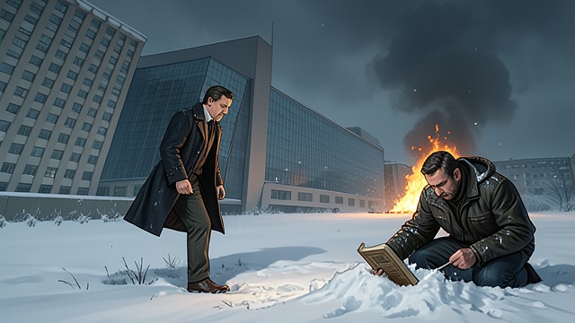 The Book in the Blizzard from "Butcher's Crossing". Recovering a Sacred Object Disorientation in the snow After the blizzard buries the camp, Charley Hoge emerges confused and terrified.