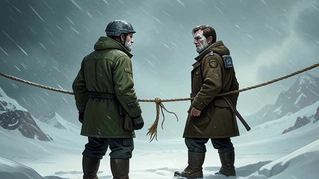 Refusal in the Blizzard from "Butcher's Crossing". Choosing Separation A Last Act of Defiance As the storm intensifies, Miller builds hide shelters and urges Schneider to share one with Andrews.