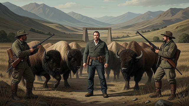The Herd’s Attempted Escape from "Butcher's Crossing". The Herd’s Attempted Escape A Reduced Herd After weeks of shooting, the bison population has fallen from thousands to fewer than three hundred.