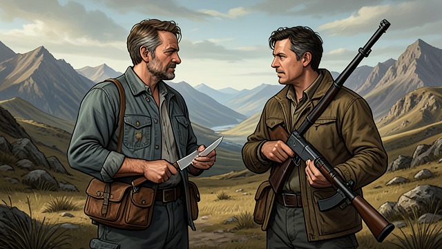 An Old Working Partnership from "Butcher's Crossing". Familiarity and Skepticism A History of Work Miller identifies Schneider as a skilled hide skinner with whom he has worked before.