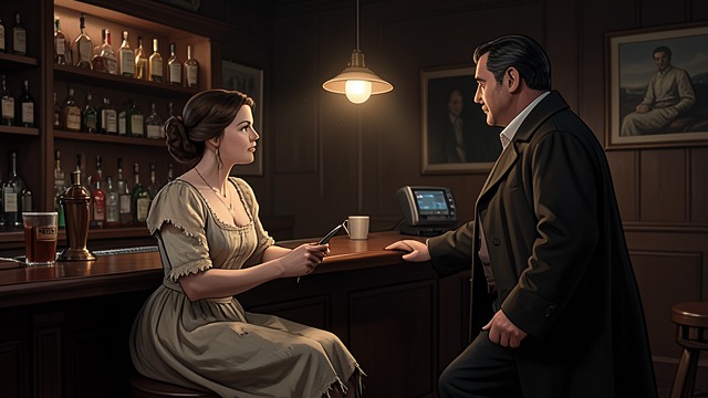 A First Meeting from "Butcher's Crossing". Francine at the Saloon An unexpected encounter Will Andrews meets Francine at Jackson’s Saloon while seeking Miller.