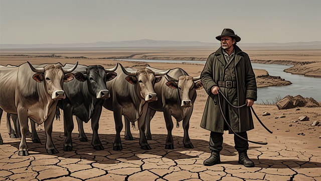 Following Miller into Risk from "Butcher's Crossing". Loyalty Under Protest Doubts About the Route Schneider repeatedly questions Miller’s timetable and the risks of crossing country where water may be scarce.