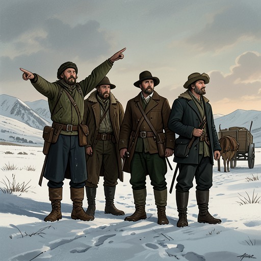 The Hunt Turns Into a Struggle Over Limits from "Butcher's Crossing". This flow traces the conflict between the hunt’s planned commercial purpose and its escalating slaughter, showing how Miller’s expanding objective turns work…