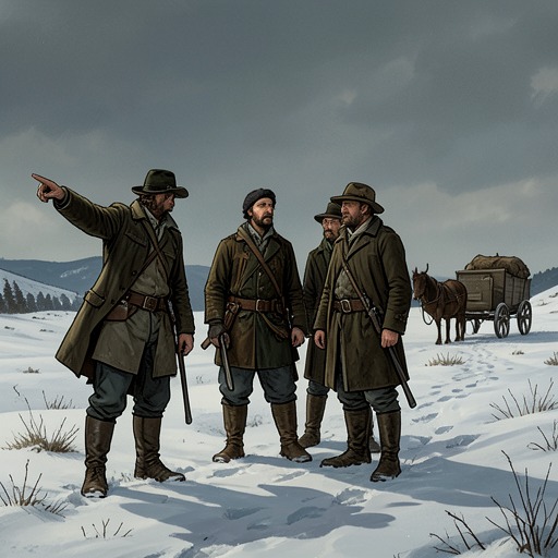 Miller and Schneider Contest the Expedition’s Direction from "Butcher's Crossing". This flow follows the contest between Miller’s command of the expedition and Schneider’s insistence on practical limits, from the choice to join the hunt to…