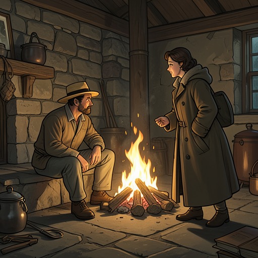Will Andrews and Francine’s Interrupted Bond from "Butcher's Crossing". This flow follows the encounter between Will Andrews and Francine from his first retreat, through their reunion after the winter, to the intimacy that cannot…