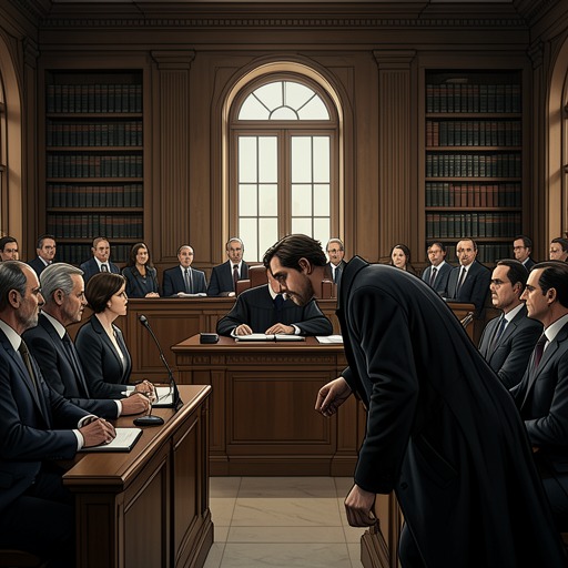 The Law's Corruption from "The Godfather". This flow traces how legal institutions become compromised, negotiated, and repurposed by the Families.