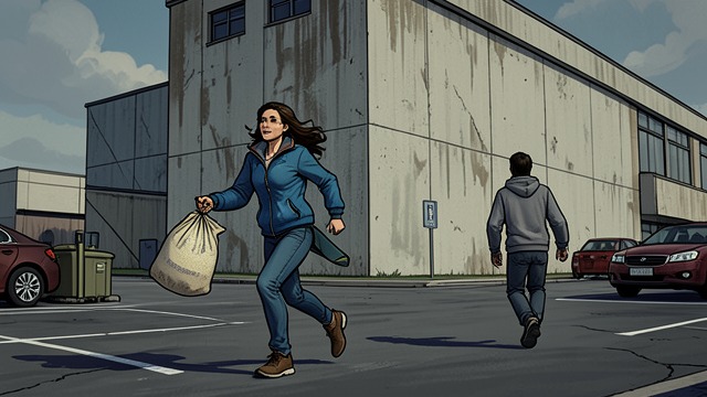 The Threat Near Work from "Made for Love". The Threat Near Work Suspicion returns Hazel sees a Gogol store opening near her workplace and fears that Byron has found her.