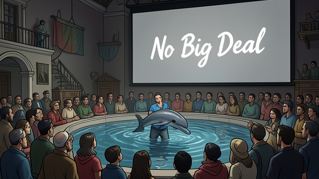 The Savior Meme from "Made for Love". The Savior Meme A brief phrase spreads Jasper’s image with the dolphin circulates online, accompanied by “No Big Deal.” The public turns a spontaneous rescue…