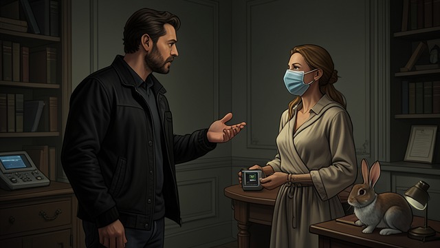 The Rabbit Woman’s Offer from "Made for Love". The Rabbit Woman’s Offer A dangerous assignment A masked woman approaches Jasper with a plan to deactivate the implant in Hazel’s brain.
