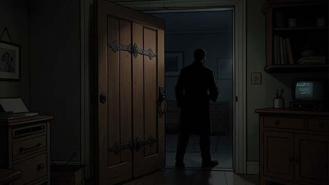 隔绝的建筑,《黄衣之王》中的场景。上锁的画室 斯科特先生的画室成为抵御守夜人的封闭室。 失败的边界 门、门闩与家庭内部空间只提供了安全的幻觉。 被侵入的私密空间 超自然的入侵者将工作场所变成了死亡之地。