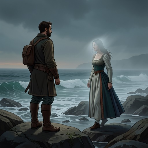 Philip and Jeanne d'Ys from "The King in Yellow". This flow traces Philip's encounter with Jeanne d'Ys from disorientation on the moors to an intense love destroyed by historical time.