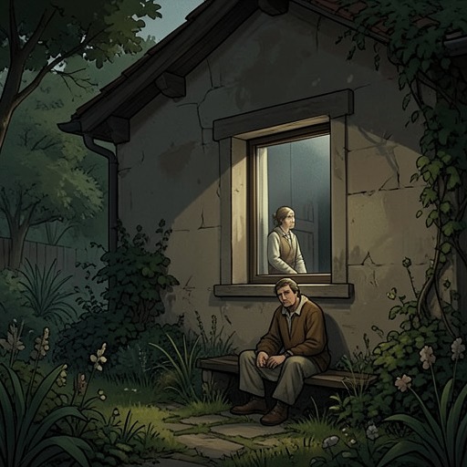 Architecture of Isolation from "The King in Yellow". This flow traces how houses, studios, churches, streets, and gardens become emotional enclosures that reveal or conceal their occupants.