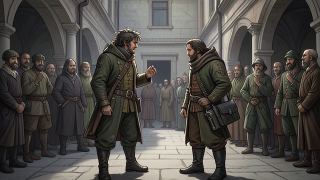 The Combat Is Ordered from "The Last Duel". The Combat Is Ordered Evidence and counterclaims The inquiry hears the parties’ sharply opposed accounts.