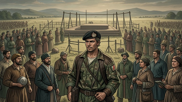 Silence Before Combat from "The Last Duel". Silence Before Combat Rules for spectators Officials prohibit speech, movement that blocks views, weapons, and interference, under severe penalties.