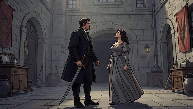 The Count’s Favorite from "The Last Duel". The Count’s Favorite Land and trust Count Pierre rewards Le Gris with Aunou-le-Faucon and takes him into important court business.