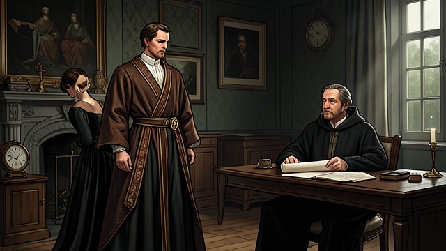 The Count’s Acquittal from "The Last Duel". The Count’s Acquittal A hostile tribunal Jean and Marguerite seek redress before Count Pierre of Alençon, Le Gris’s patron.