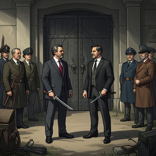 The Rules of Combat from "The Last Duel". The duel’s preparations turn violence into an elaborate legal ritual designed to make a lethal contest appear regulated and fair.