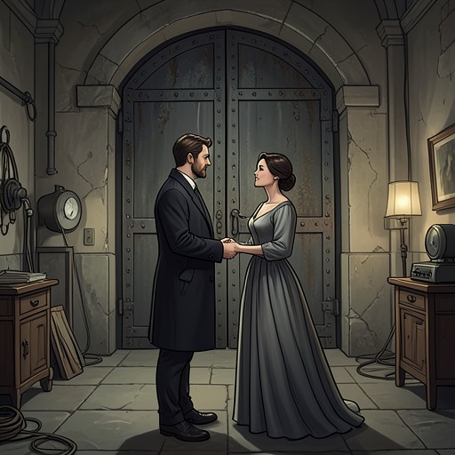 Jean and Marguerite’s Alliance from "The Last Duel". Marriage joins their fortunes and turns Marguerite’s claim into Jean’s legal cause, binding both spouses to the result of the combat.