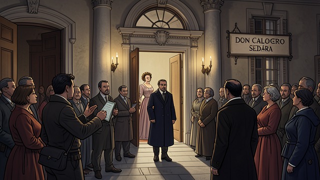 The Tailcoat at Dinner from "The Leopard". The Tailcoat at Dinner A social challenge Don Calogero arrives in badly cut evening clothes, inadvertently making his economic ascent visible inside the…