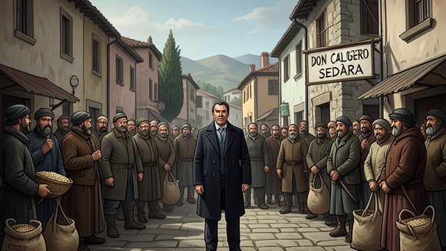 A New Rich Man from "The Leopard". A New Rich Man The mayor’s growing fortune Don Calogero Sedàra has acquired land and influence through lending, trade, and political activity.