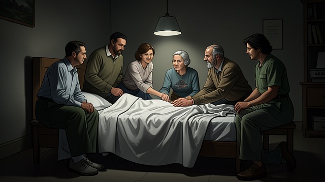 The Family Left Behind from "The Leopard". The Family Left Behind Care at the bedside Concetta and the other relatives attend the dying Prince, while the household tries to make his final hours orderly.