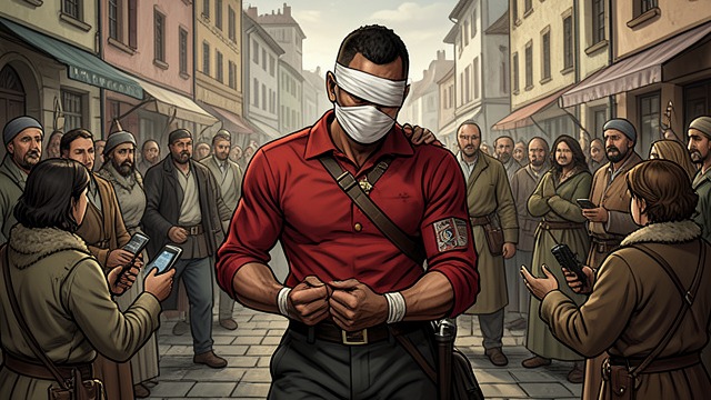 The Red-Shirted Captain from "The Leopard". The Red-Shirted Captain A public hero Tancredi returns to his relatives as a wounded veteran associated with the victorious movement.