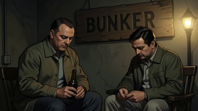 The Last Shared Drink from "The Leopard". The Last Shared Drink An old ritual returns Harry meets Øystein at the bunkers, where they listen to music, smoke, and share whiskey.