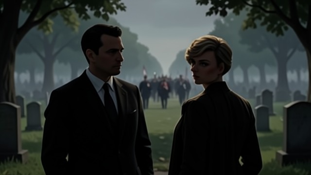 Learning to Stay from "The Leopard". Choosing What Remains A family presence at the funeral At Olav’s funeral, Harry sees Rakel and Oleg among the mourners.