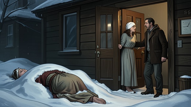 A Door Opened from "The Leopard". A Door Opened Fear faced directly After the avalanche, Kaja is buried, injured, and close to losing consciousness.