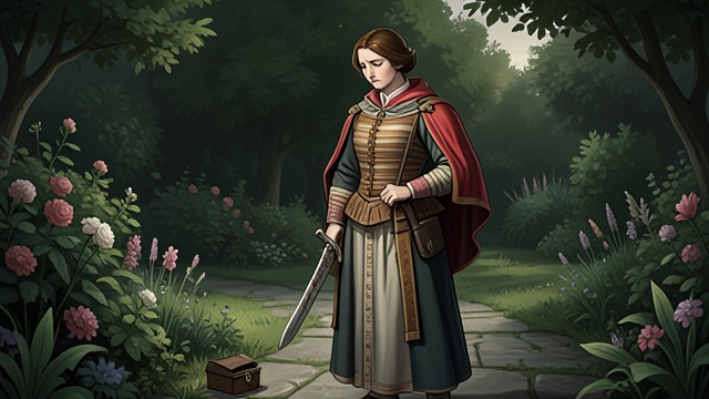 The Second Sword from "The Portable Door". The Second Sword Another Household Relic Sophie Pettingell’s parents have a second sword in their garden, delivered as an apparent birthday present.