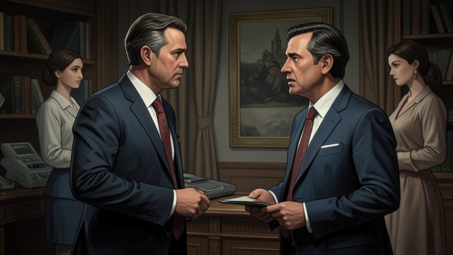 A Friend’s Diagnosis from "The Portable Door". A Friend’s Diagnosis Work Complaints Paul Carpenter tells Neville that his job consists of meaningless paperwork in a bizarre office.