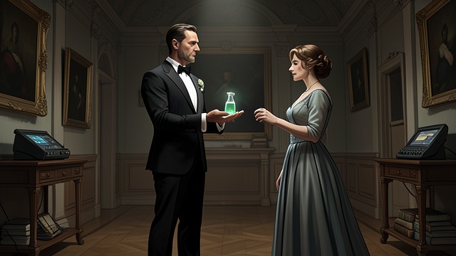 The Target and the Scheme from "The Portable Door". The Target and the Scheme A Famous Customer Vox identifies Ashford Clent as the target and explains that the client hopes to marry him and profit from a later…